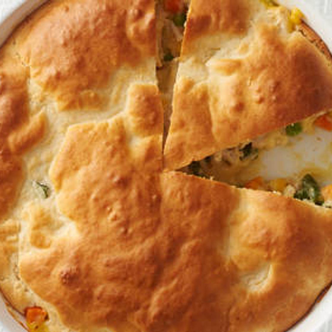 Impossibly Easy Chicken Pot Pie