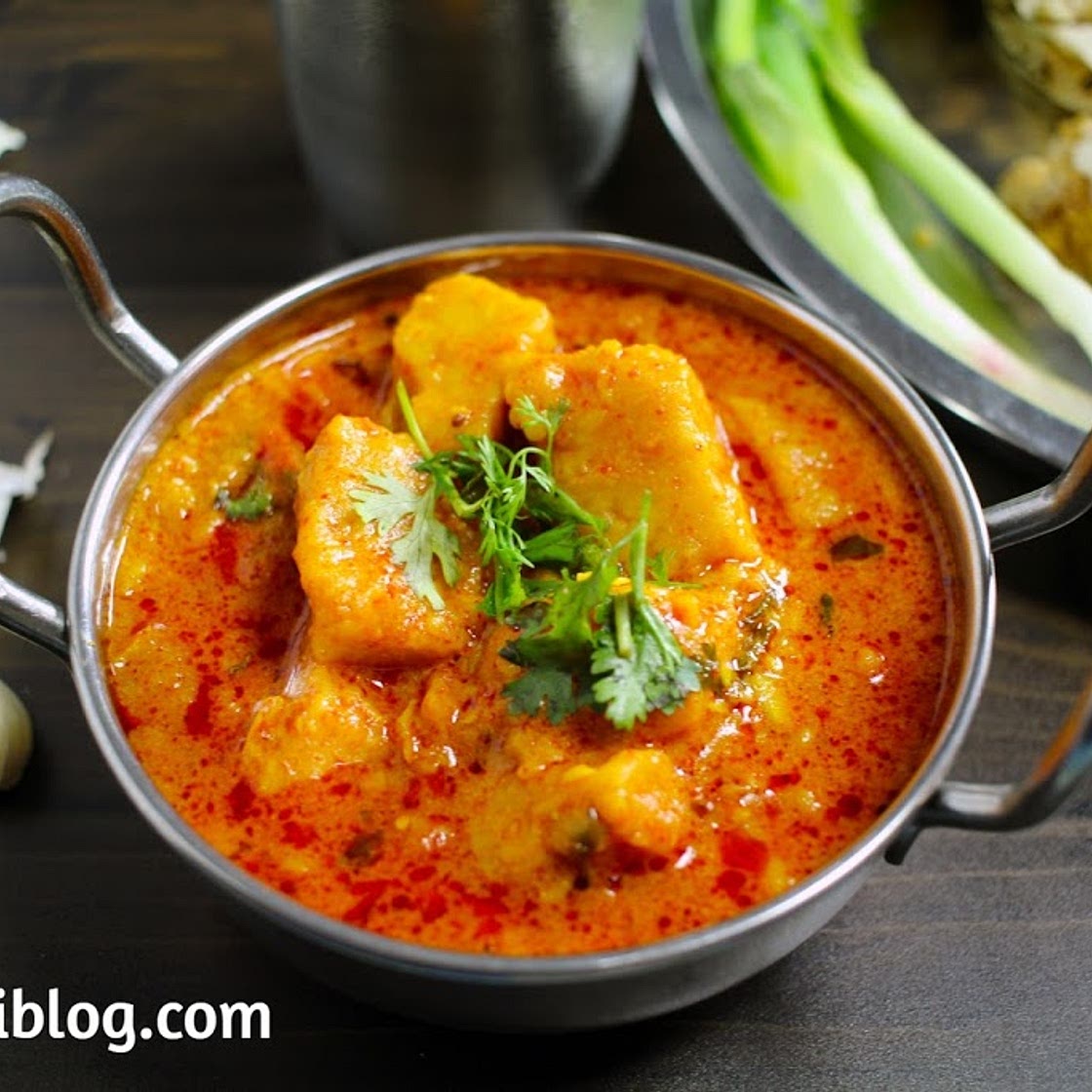 Kathiyawadi Dhokli nu Shaak recipe