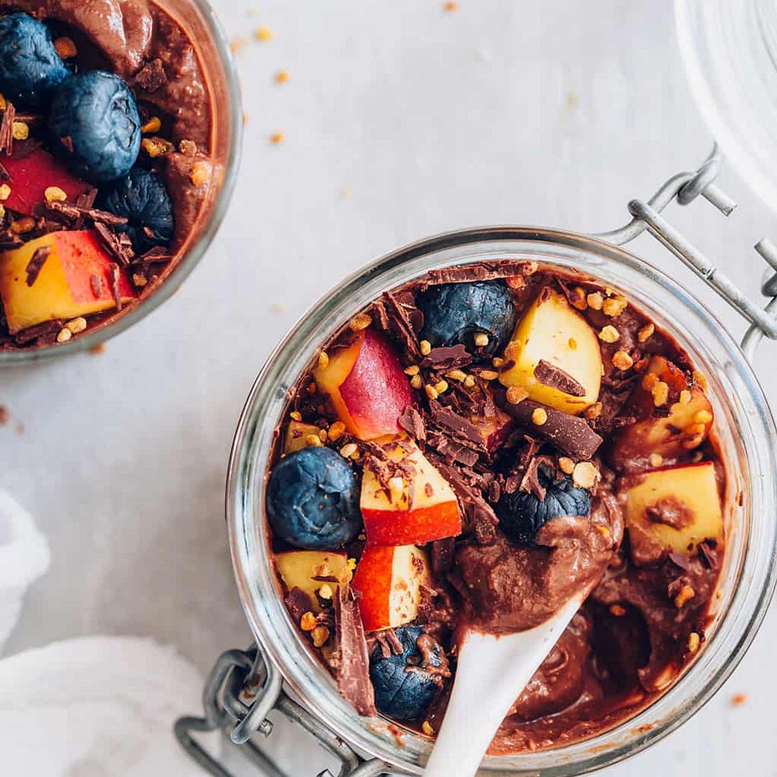 Healthy Dark Chocolate Avocado Mousse