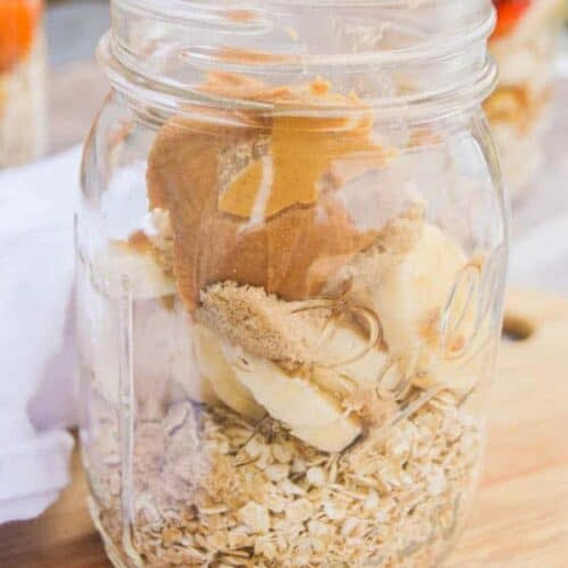 Peanut Butter Banana Overnight Oats