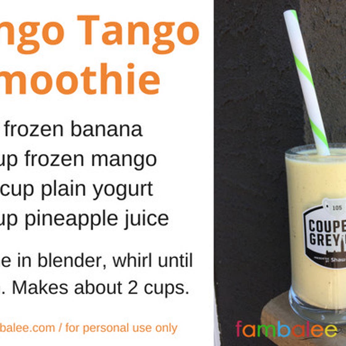 Mango Tango Smoothie - Fambalee