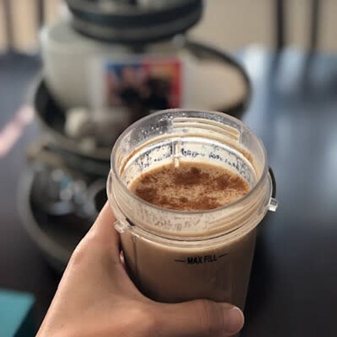Mocha Cinnamon Protein Shake