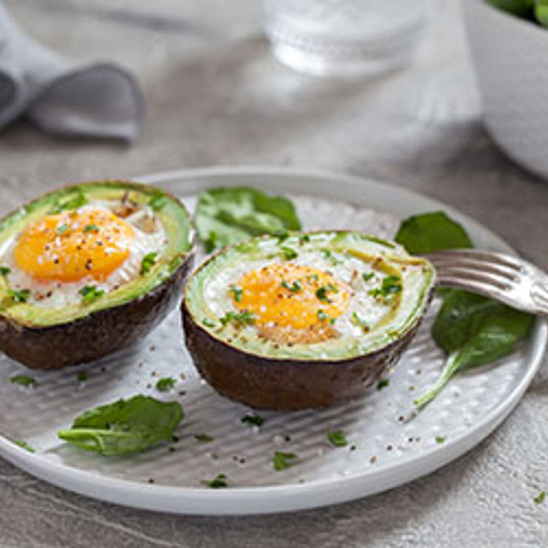 Baked Eggs in Avocado