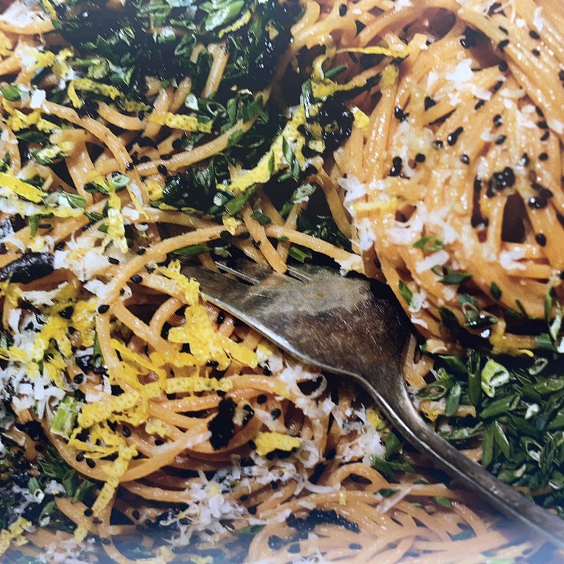 Any Noodles with Lemon-Nori Oil