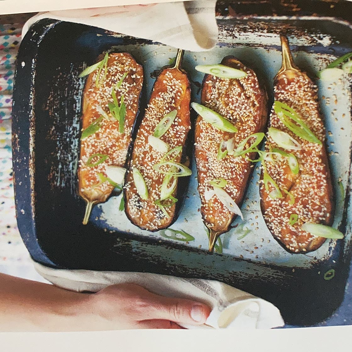 Japanese Aubergine with Mirin and Sesame (Nasu Dengaku)