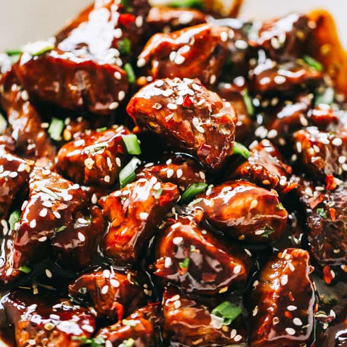 Honey Garlic Steak Bites