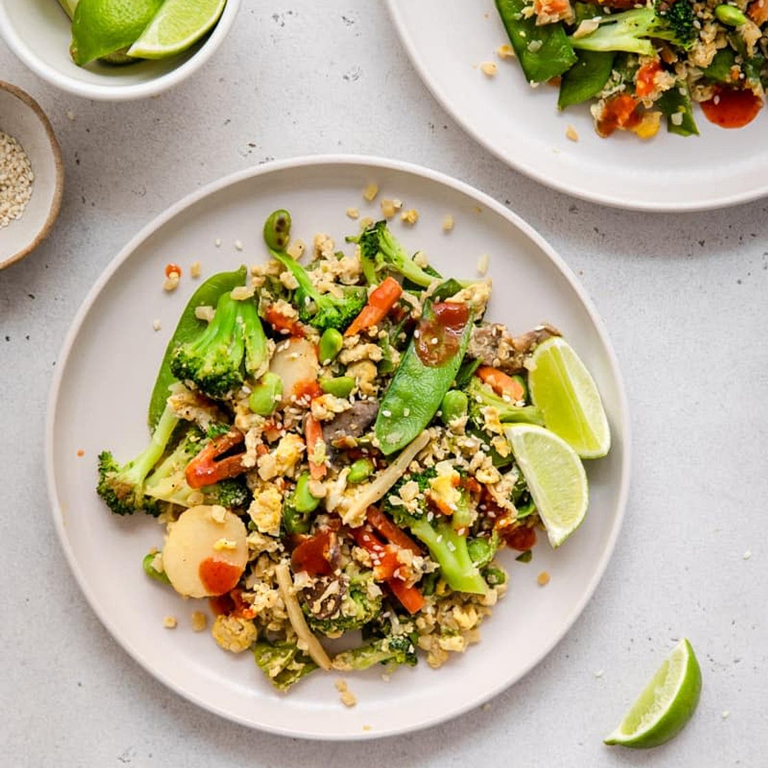 Easy Veggie Fried Cauliflower Rice