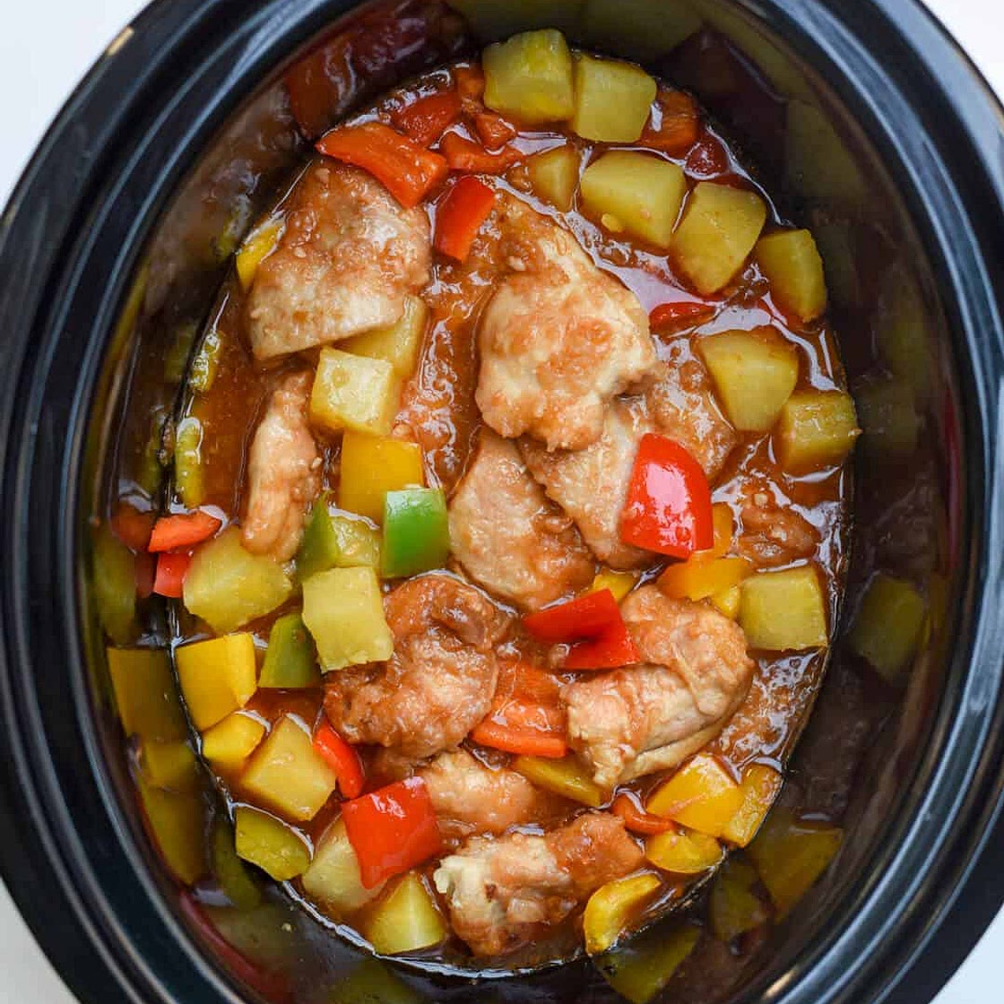 Slow Cooker Sweet and Sour Chicken