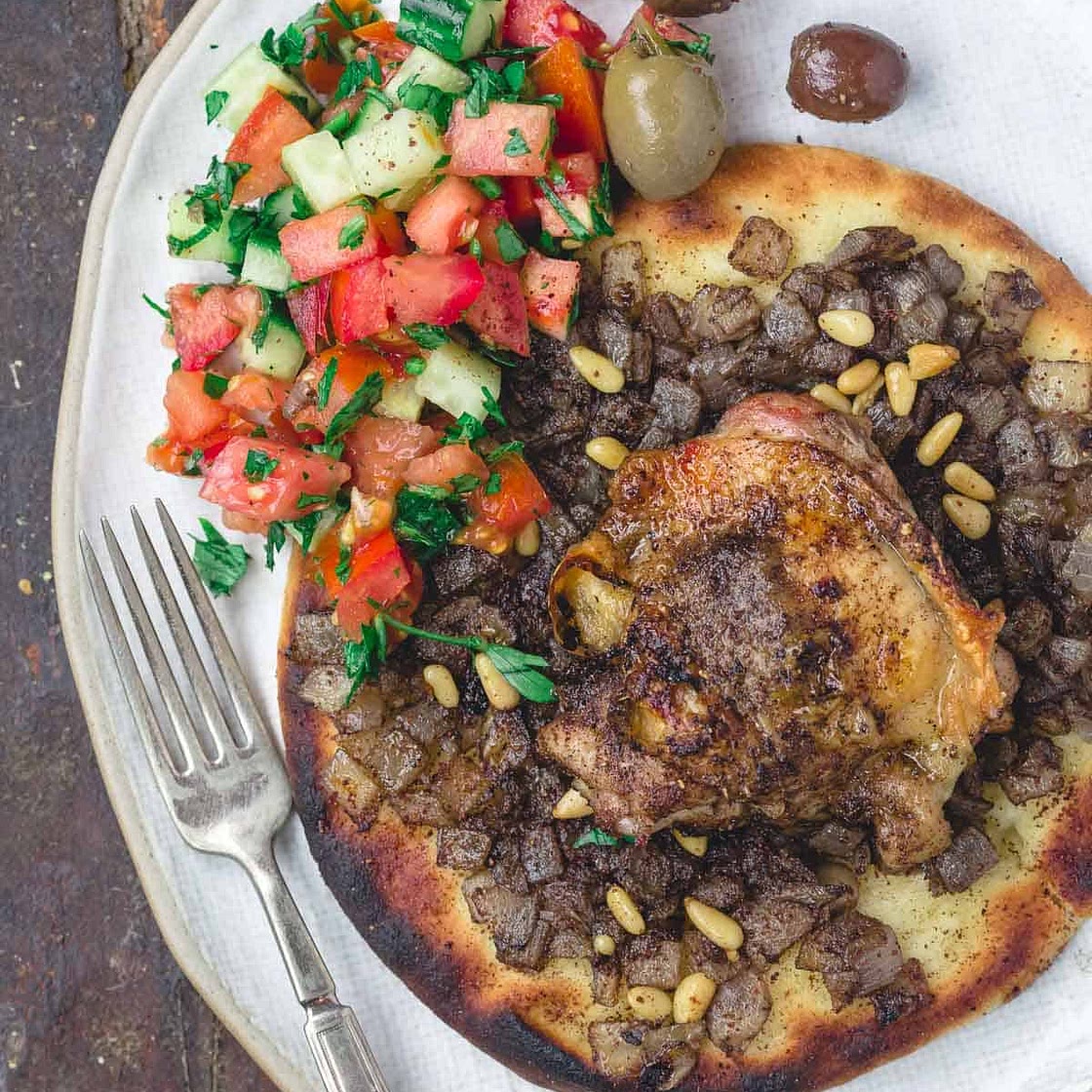 Musakhan: Sumac Chicken and Caramelized Onion Flatbread