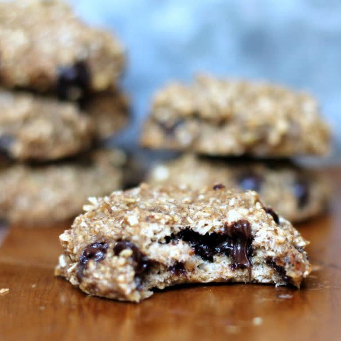2-Ingredient Healthy Banana Bread Breakfast Cookies