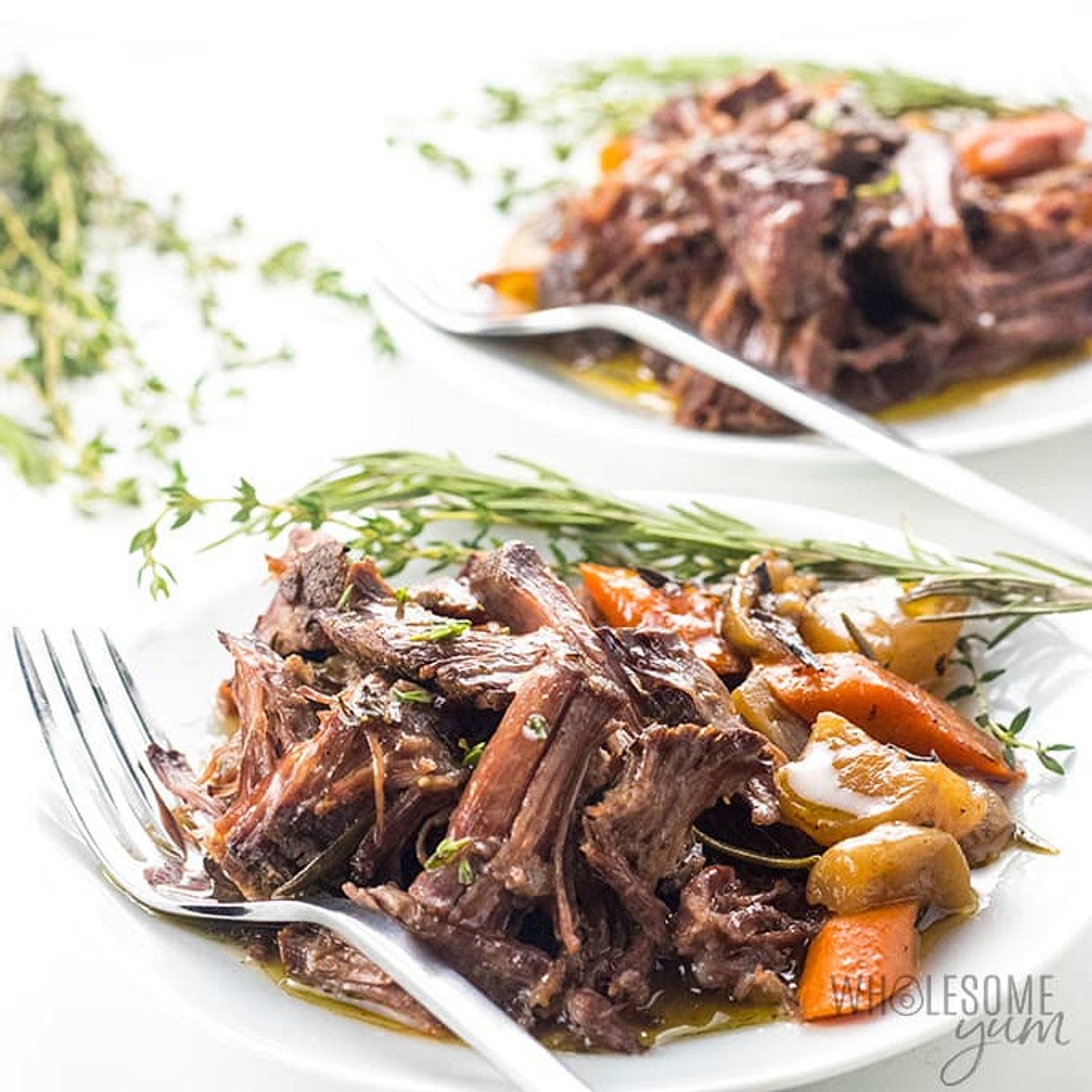 Keto Low Carb Pot Roast Slow Cooker Recipe