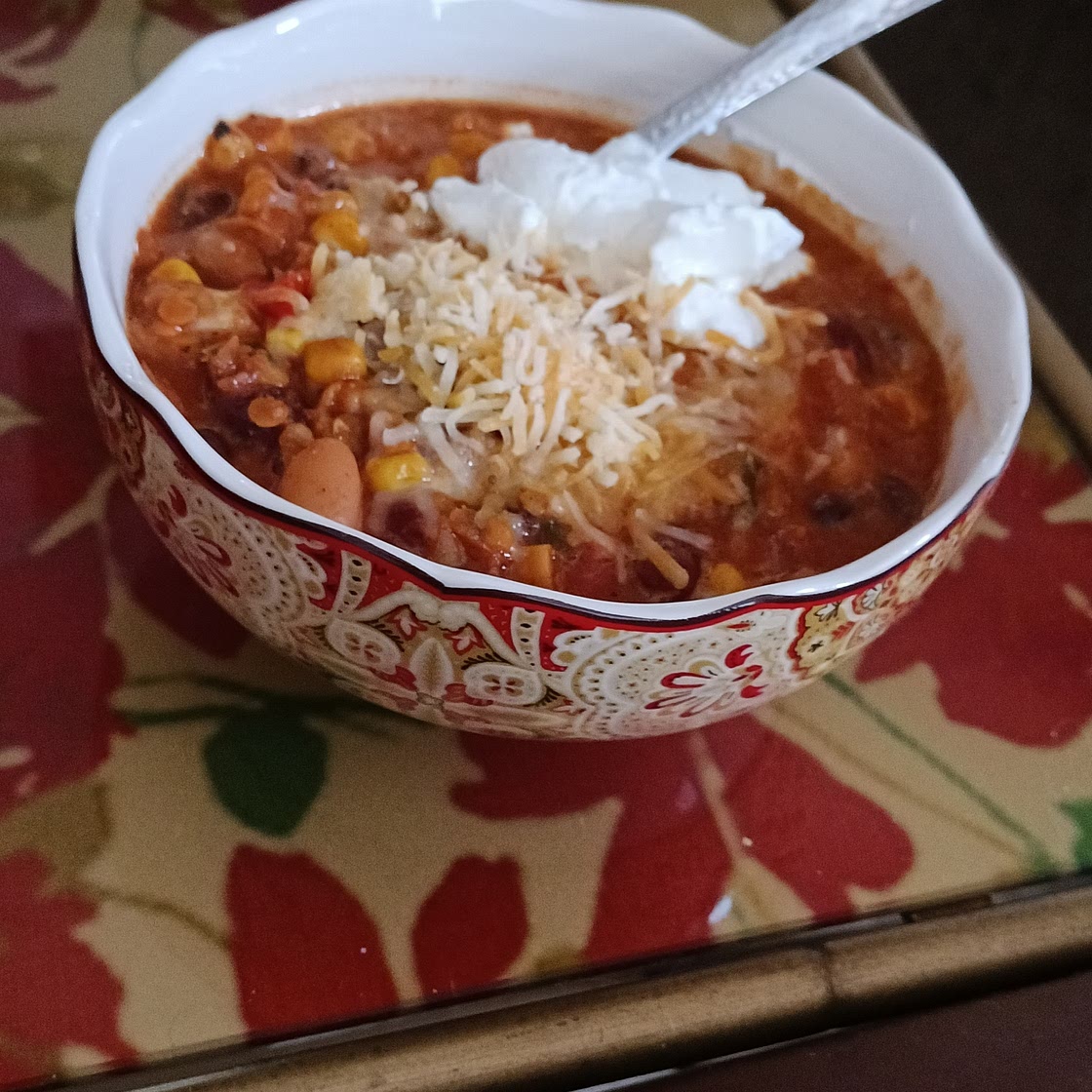 Sheri's Four Bean Vegetarian Chili