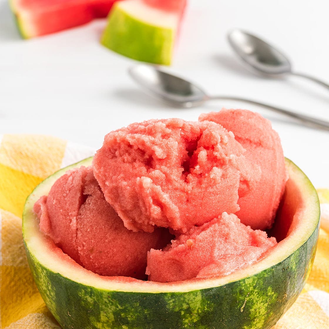 Vegan Watermelon Gelato (Only 2 Ingredients!)
