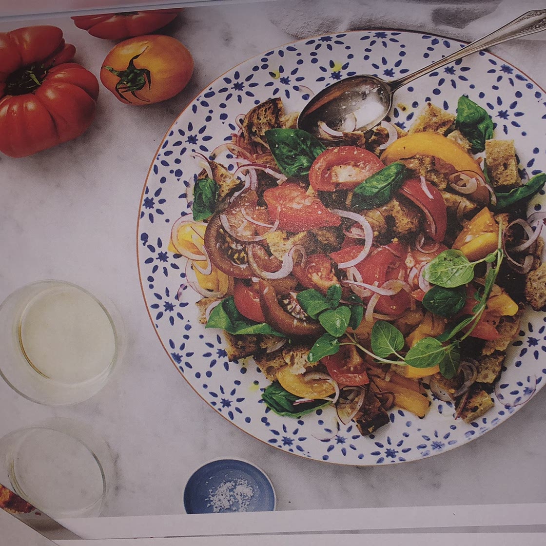 HEIRLOOM TOMATO PANZA NELLA WITH FRESH OREGANO