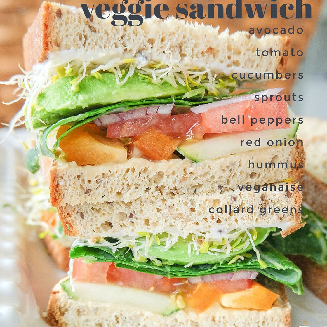 Gluten-Free Veggie Sandwhich