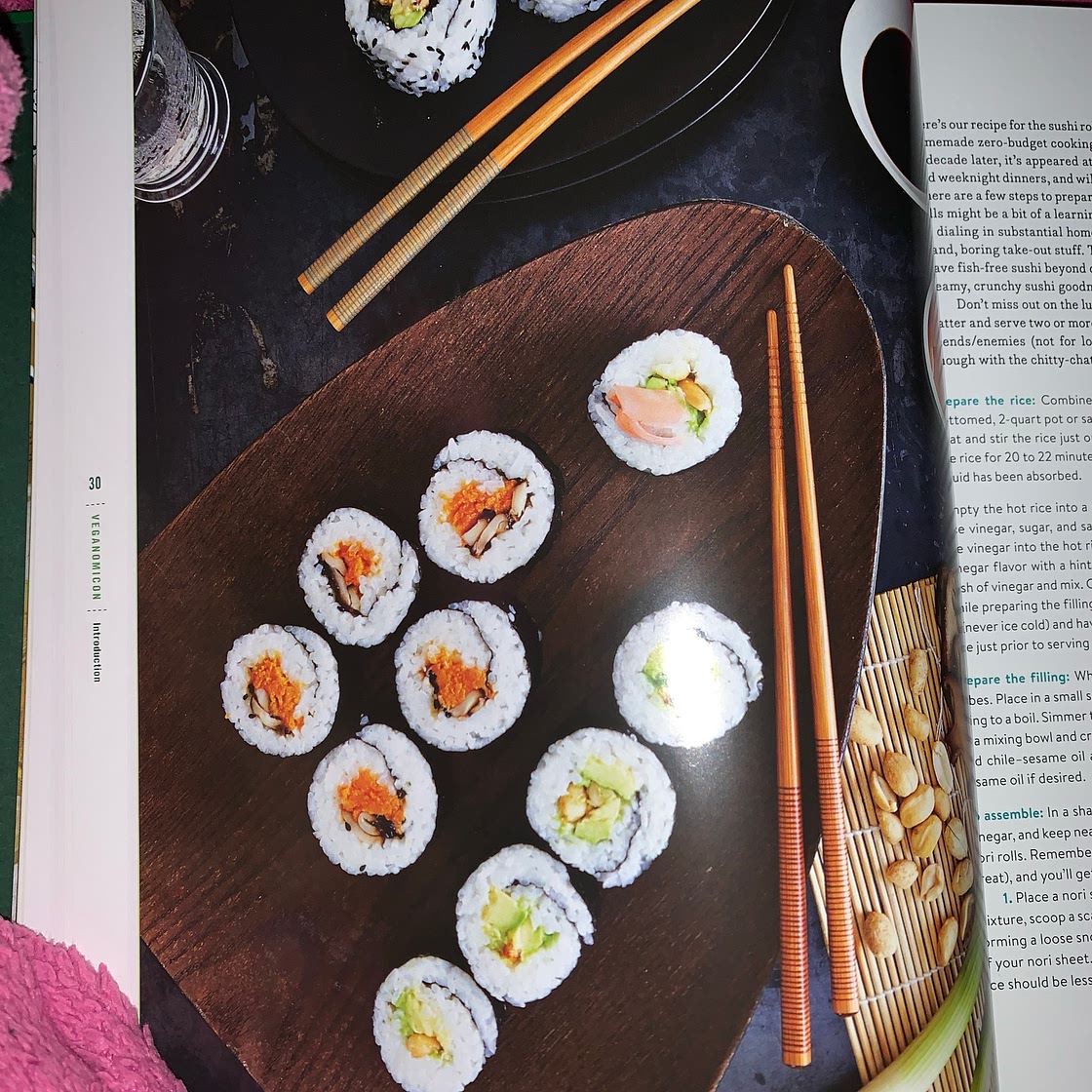 spicy tempeh nori rolls 