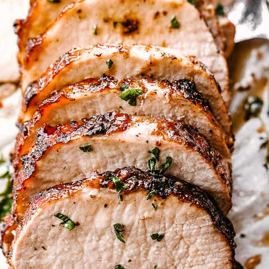 Crock Pot Garlic Balsamic Pork Loin