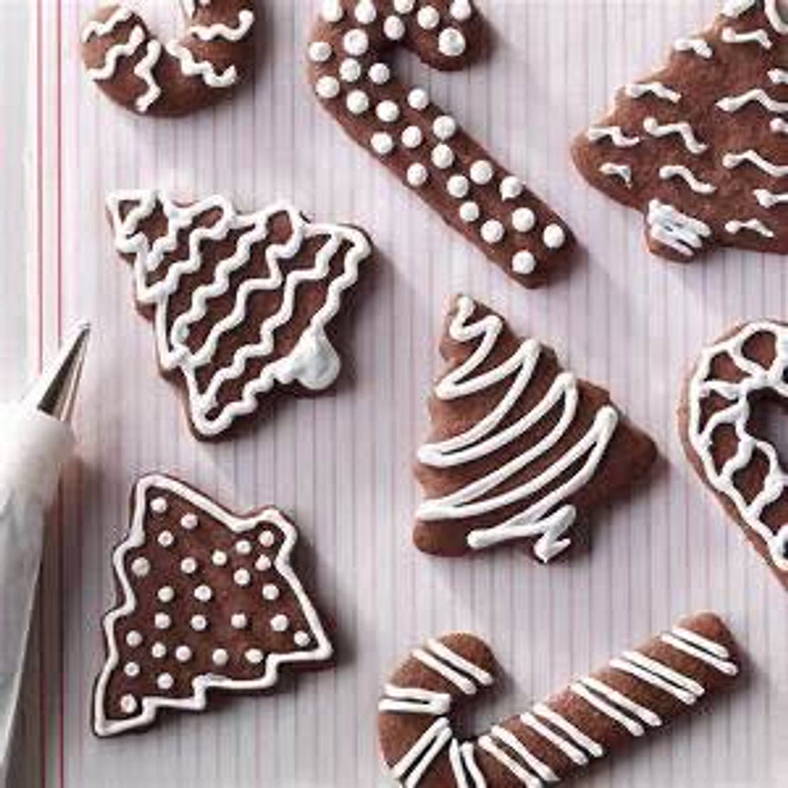 Mint Chocolate Cutout Cookies
