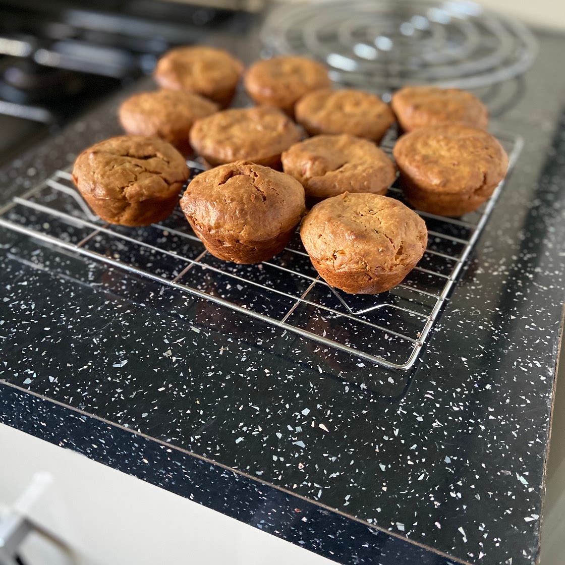 Savoury muffins- carrot and courgette 