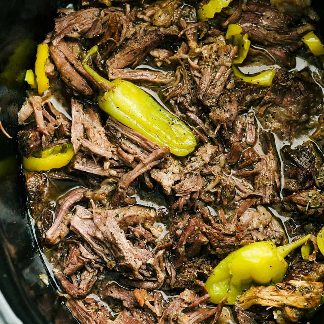 Slow Cooker Italian Beef