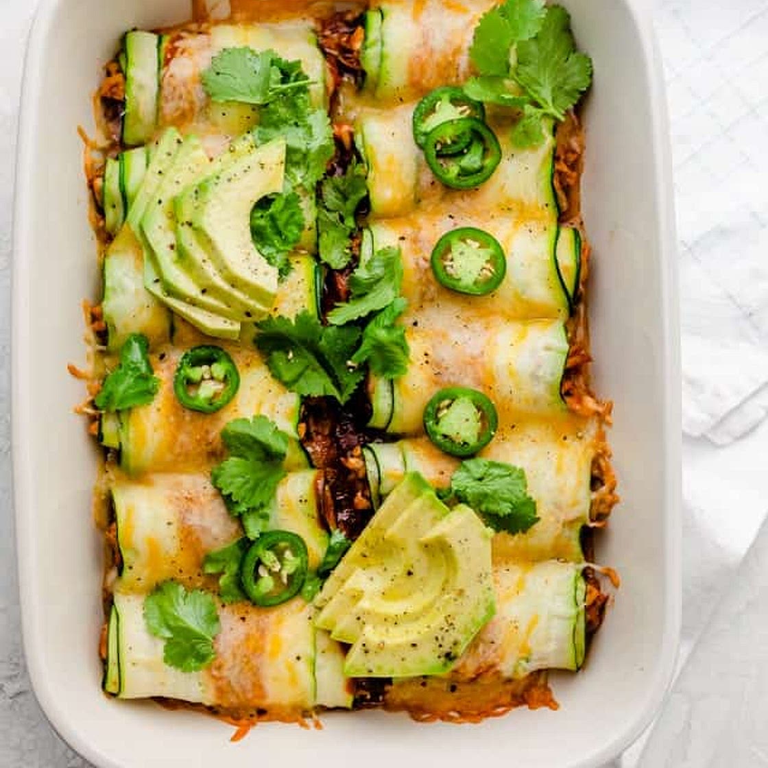 Zucchini Enchiladas