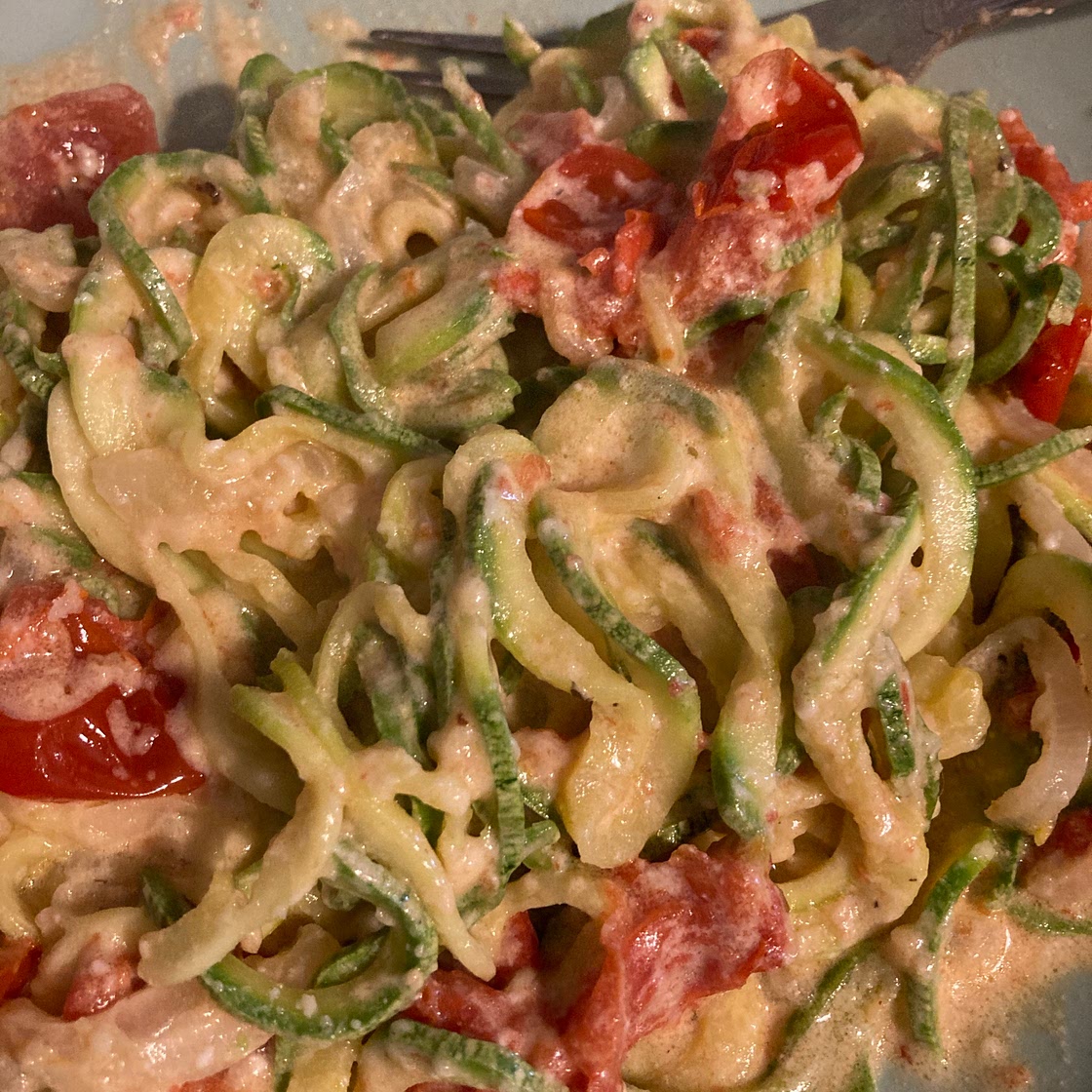 Spring Zucchini spaghetti