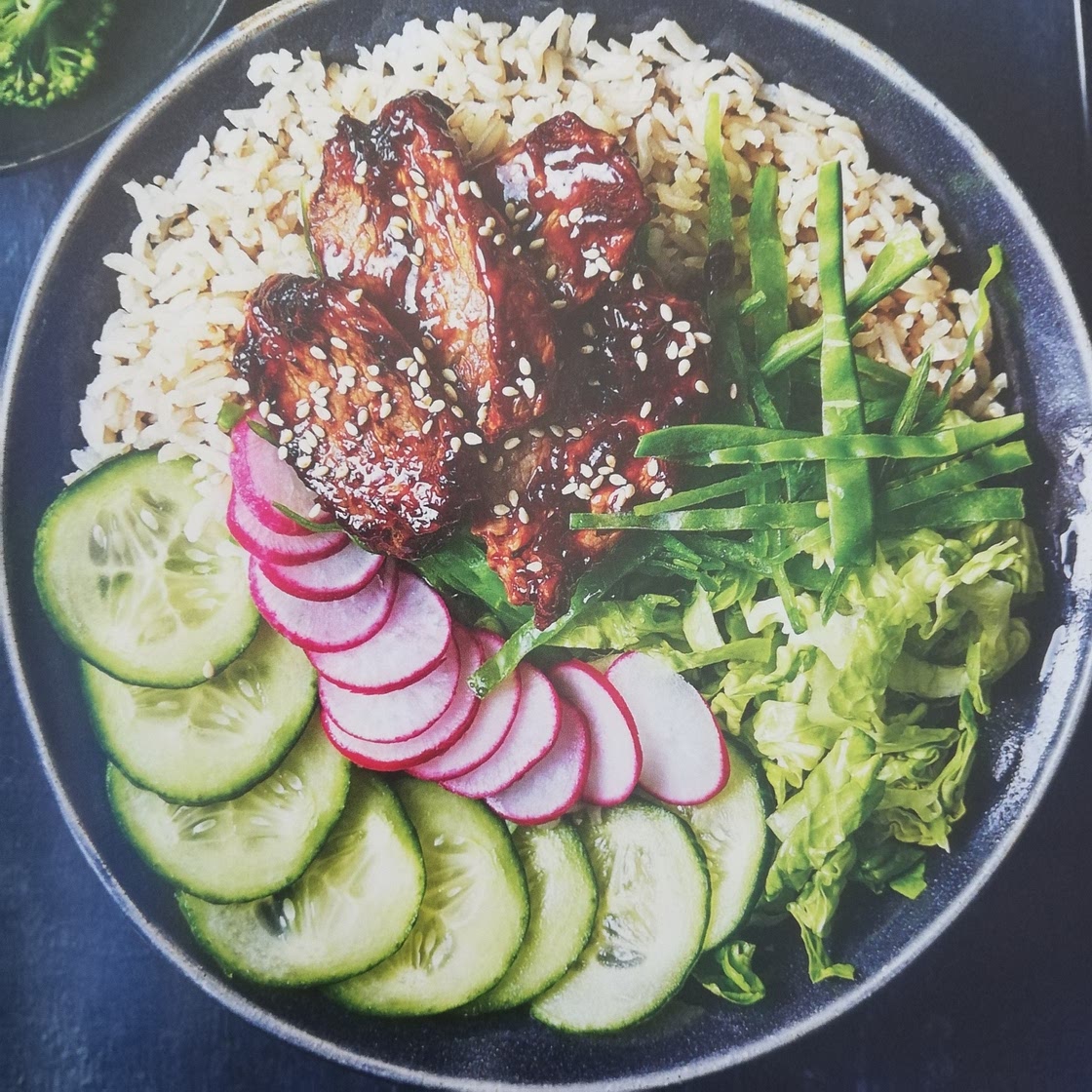Korean pork and rice bowls
