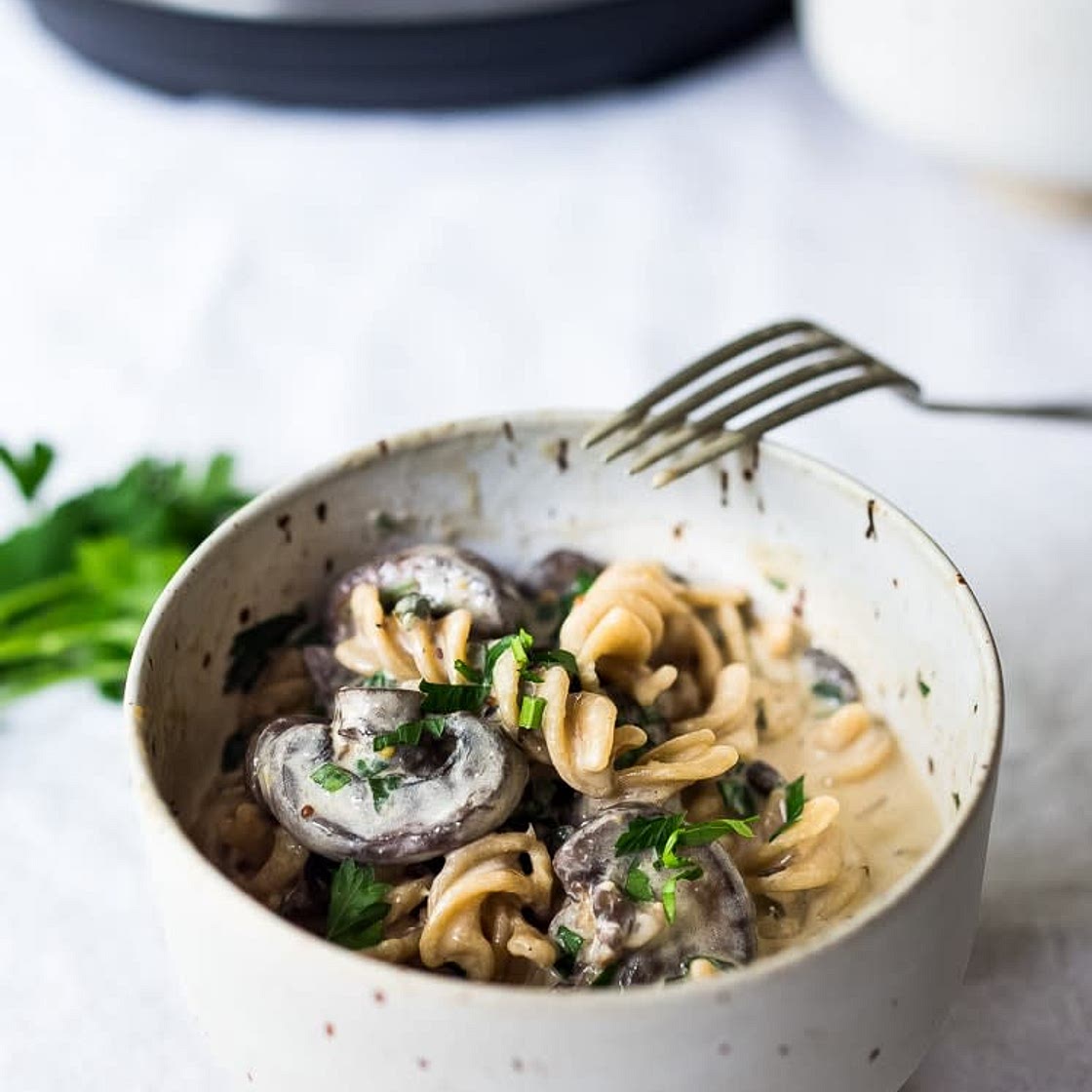 Mushroom Stroganoff (Instant Pot)