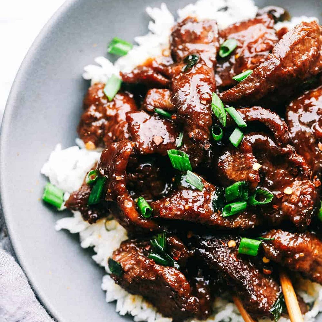 Super Easy Mongolian Beef (Tastes Just like P.F. Changs!)