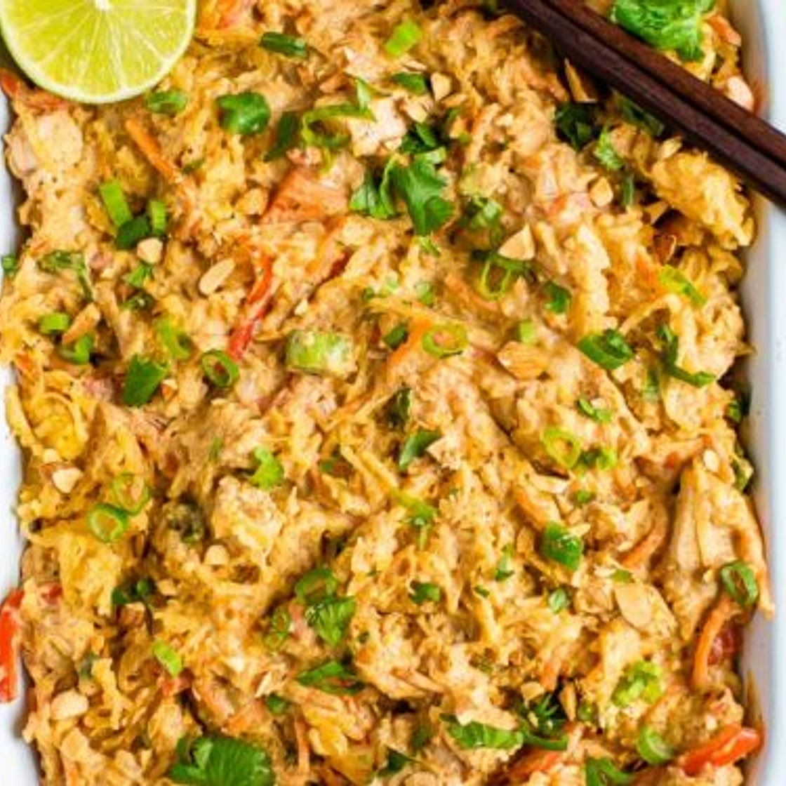 Spaghetti Squash Pad Thai