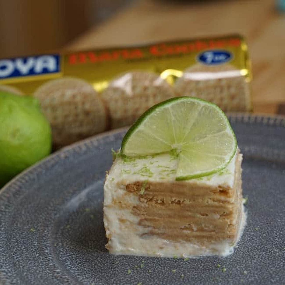 Lime Maria Icebox Cake