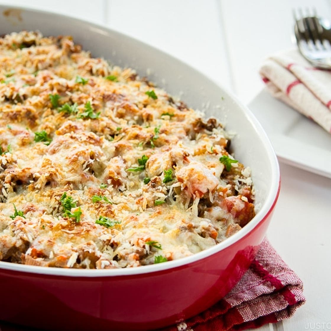 Meat Doria (Rice Gratin)