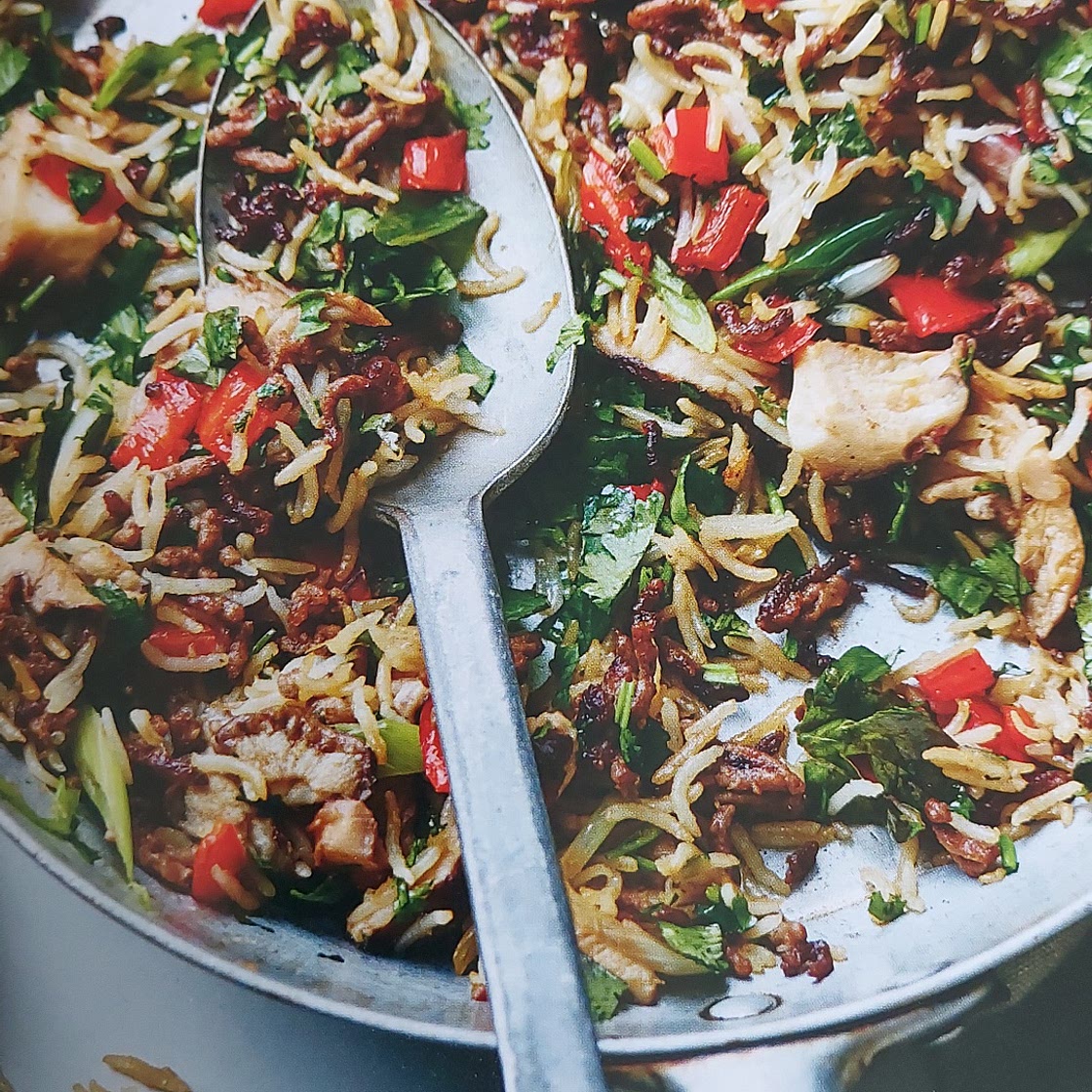 Beef, Shiitake and Spring Onion Risotto