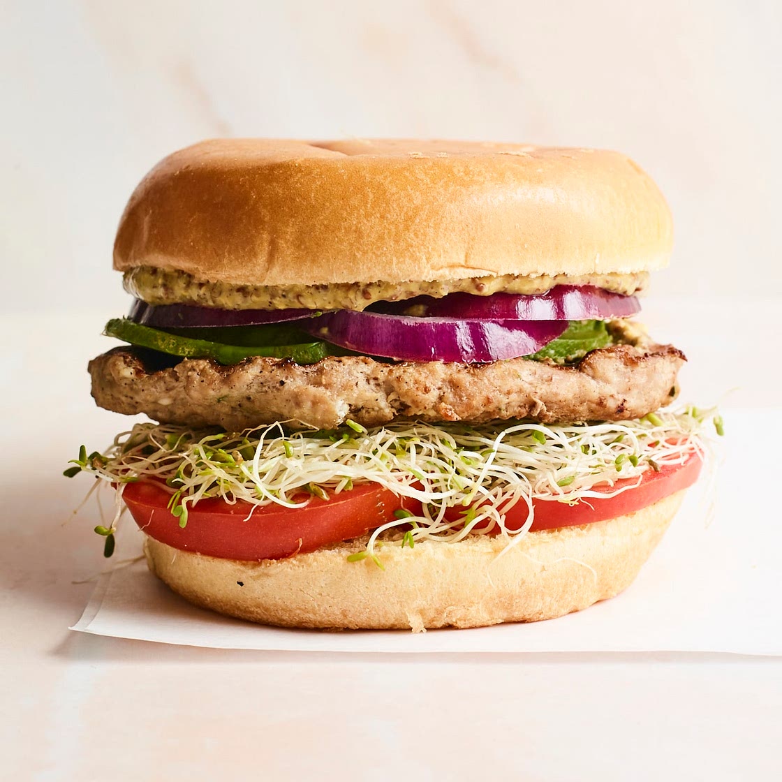 Spinach and Feta Turkey Burgers