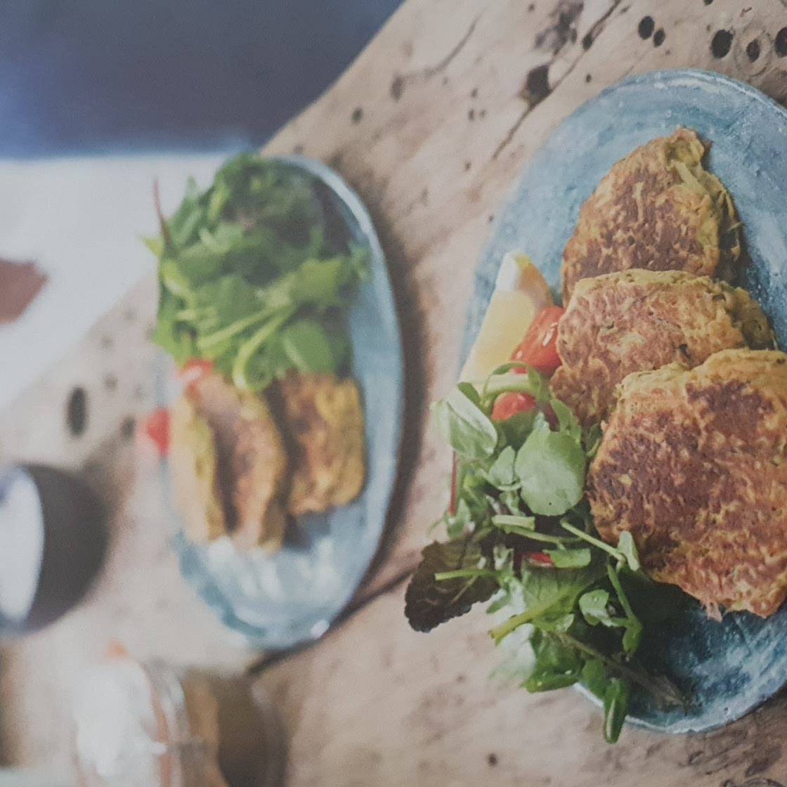 Courgette and ricotta pancakes
