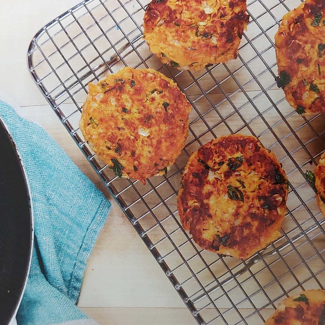 Sweet Potato Chickpea Cakes