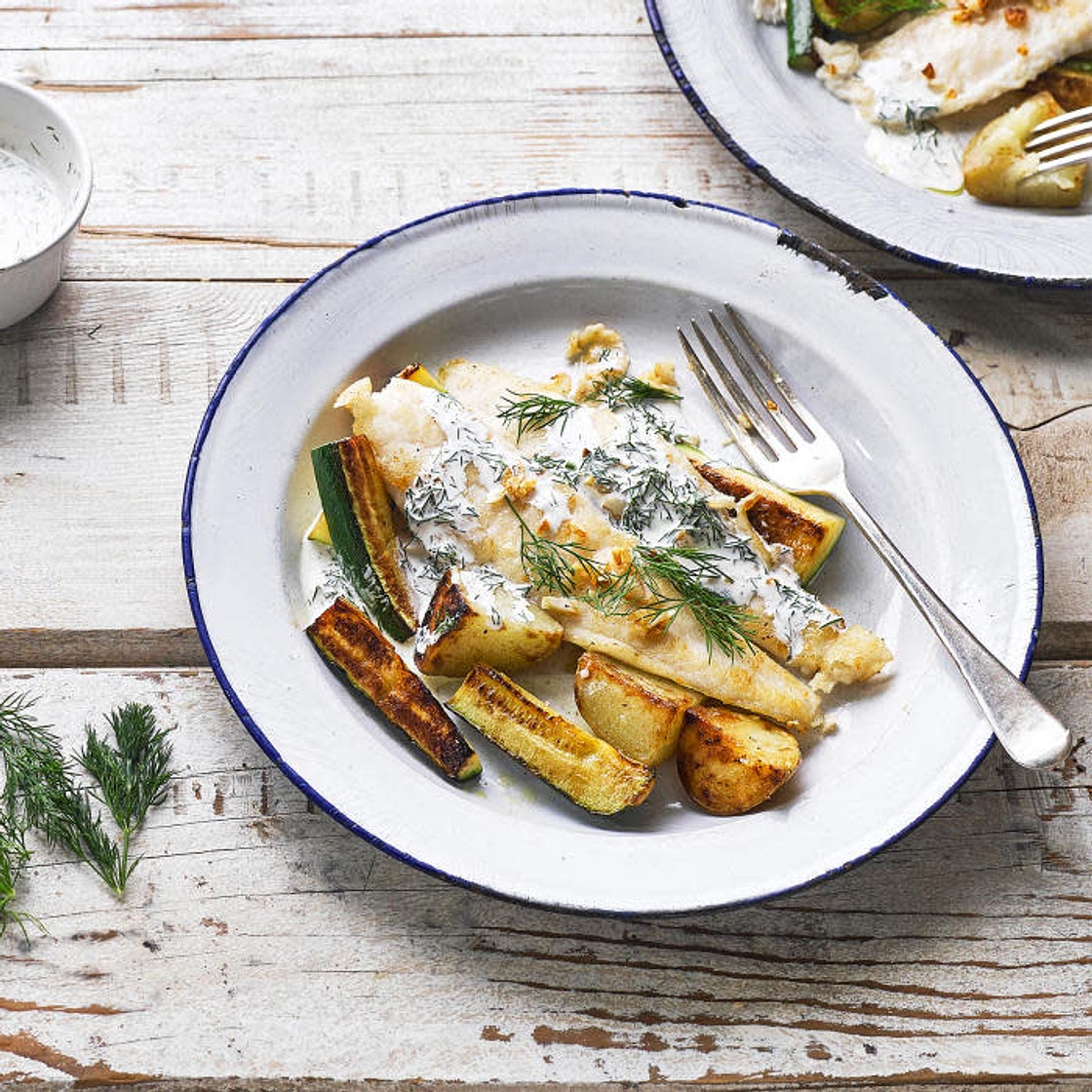 G - Fish With Crispy Potatoes & Dill Mayo