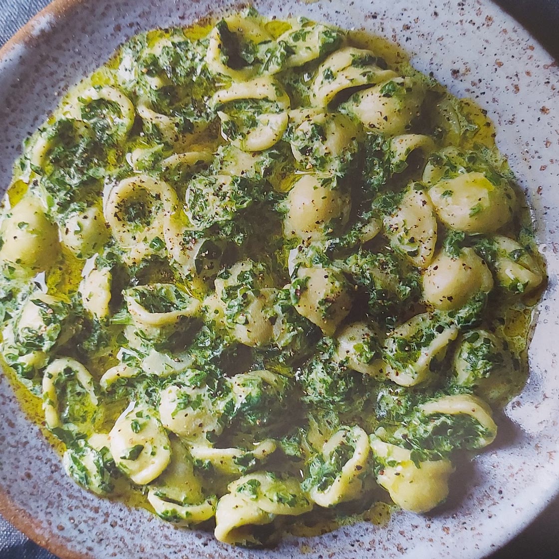 Spinach Orecchiette