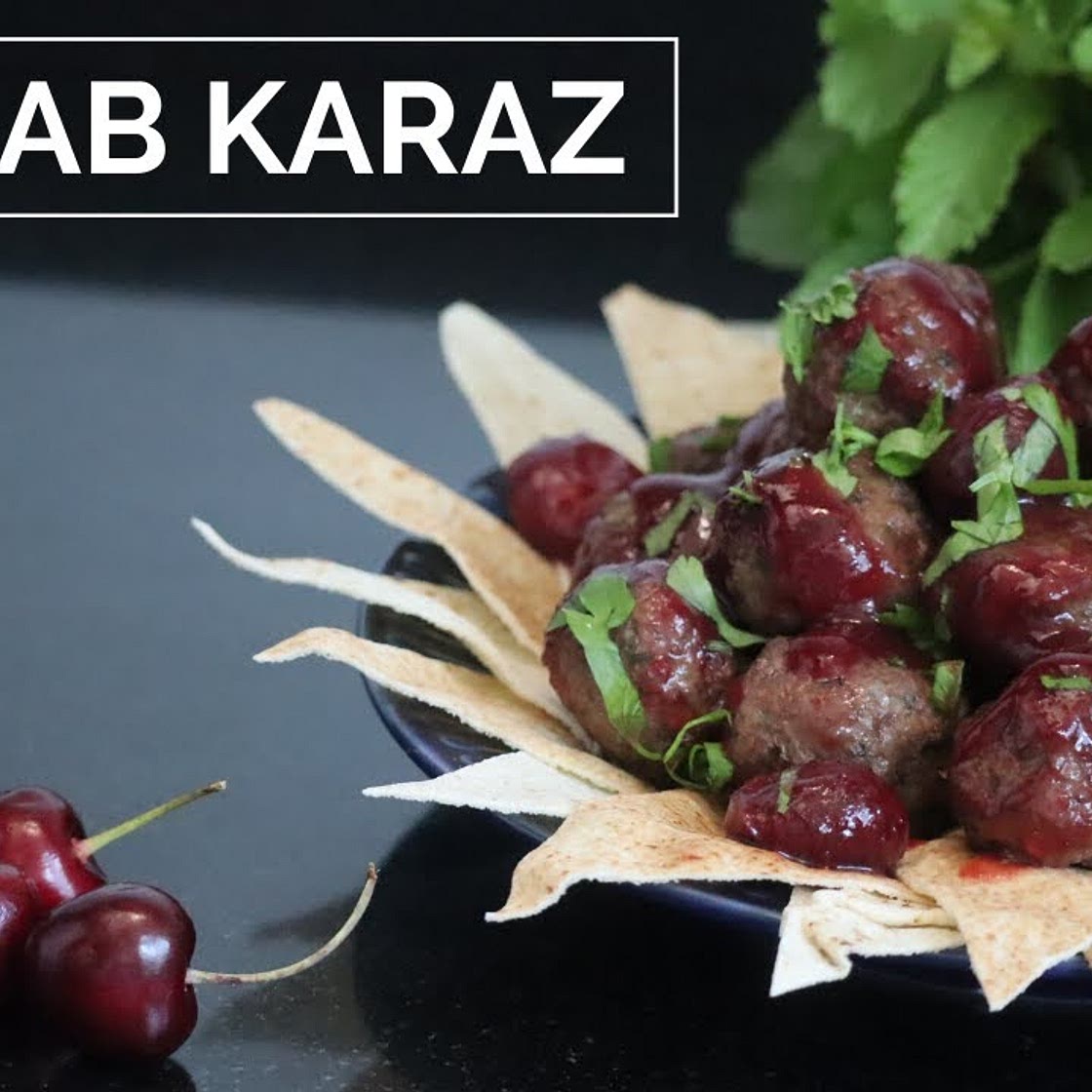 Cherry Burger (Kebab Style)