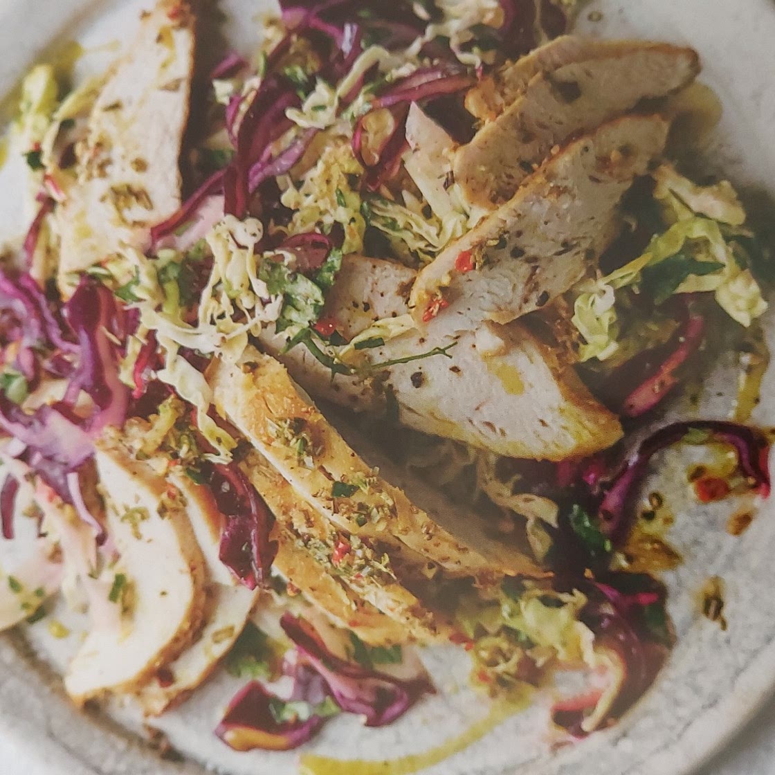 Rosemary and Lemon Chicken with Fennel Slaw