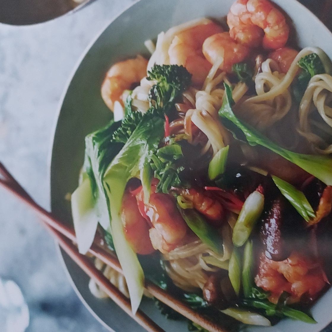 Cheeky Chinese Noodles with Prawns
