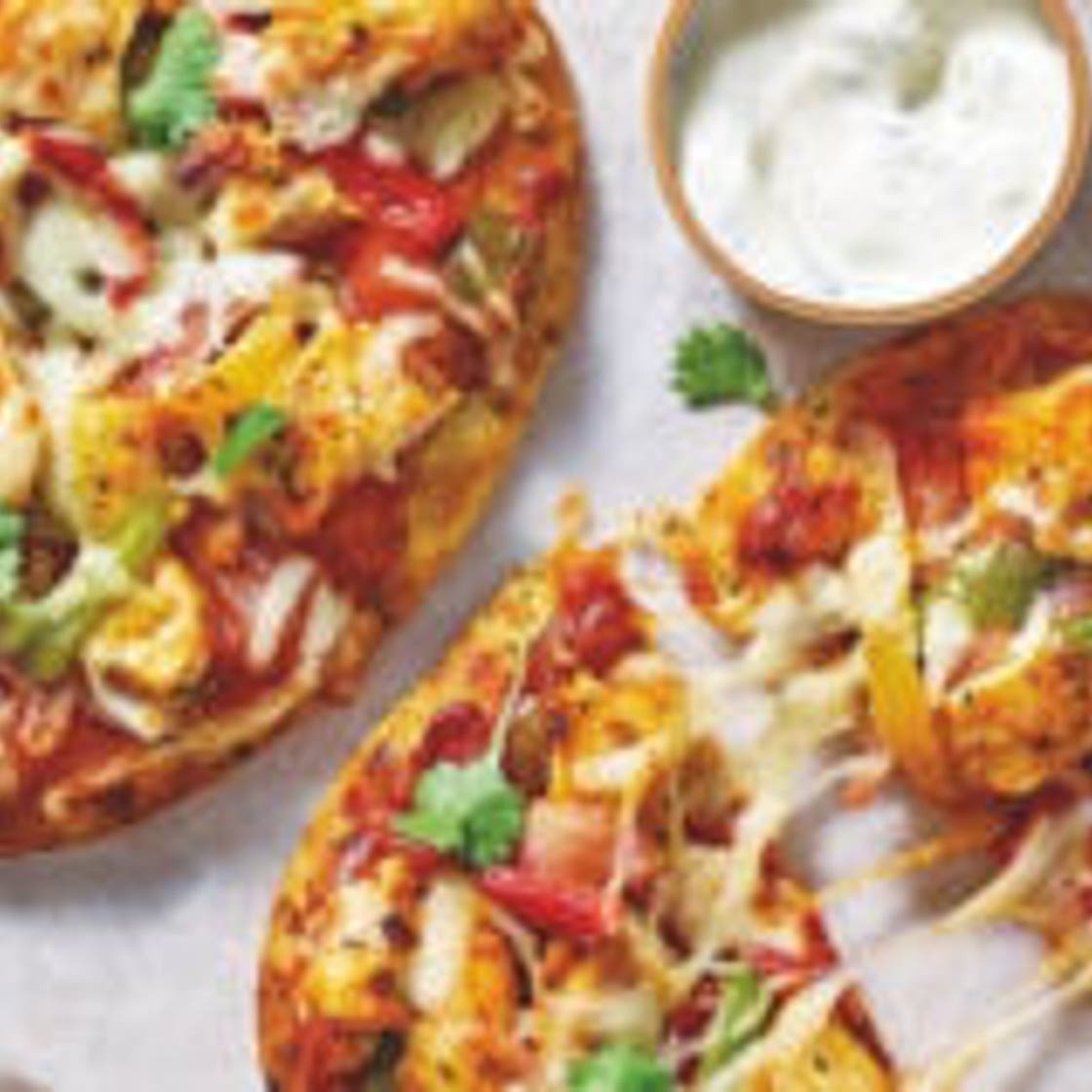 Mumbai-style street food pizza | Asda Good Living