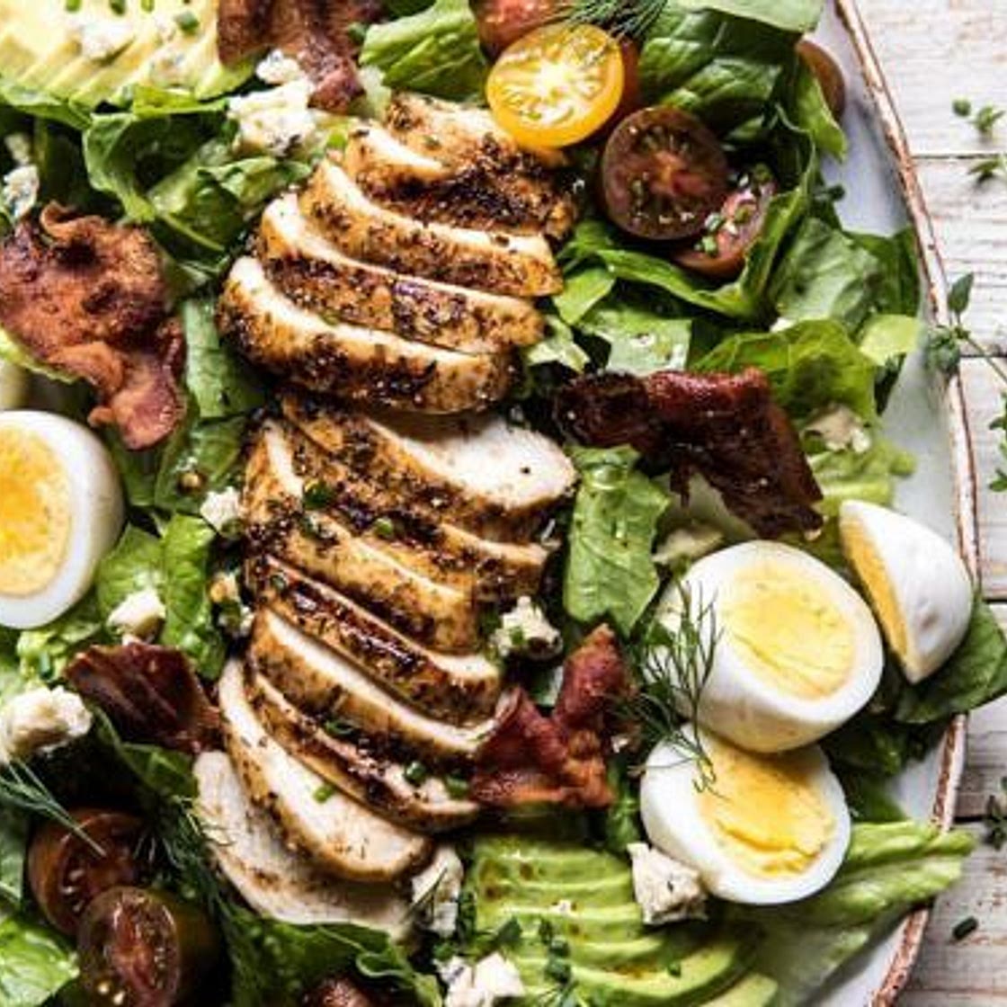 Grilled Balsamic Chicken Cobb Salad