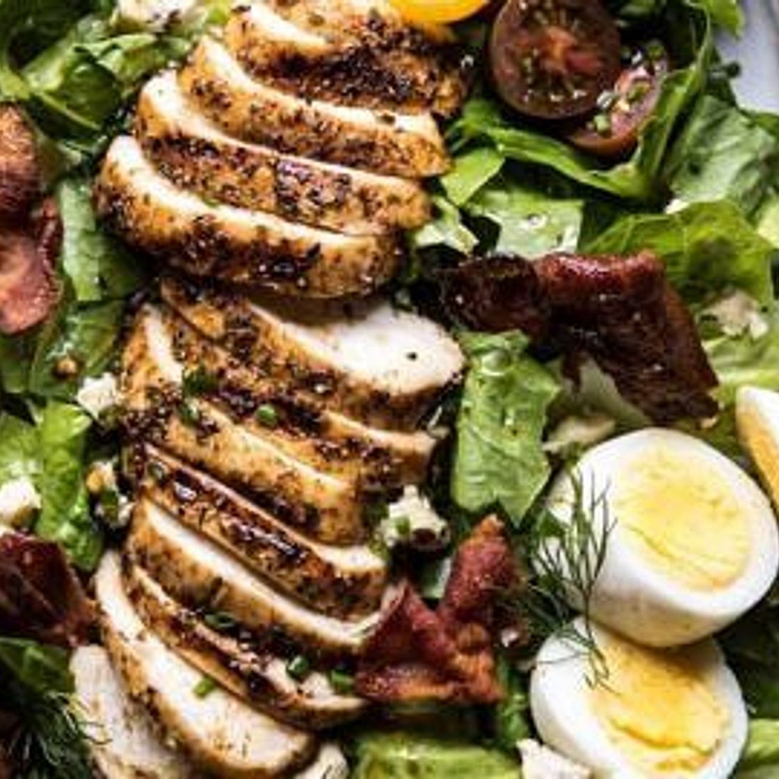 Grilled Balsamic Chicken Cobb Salad