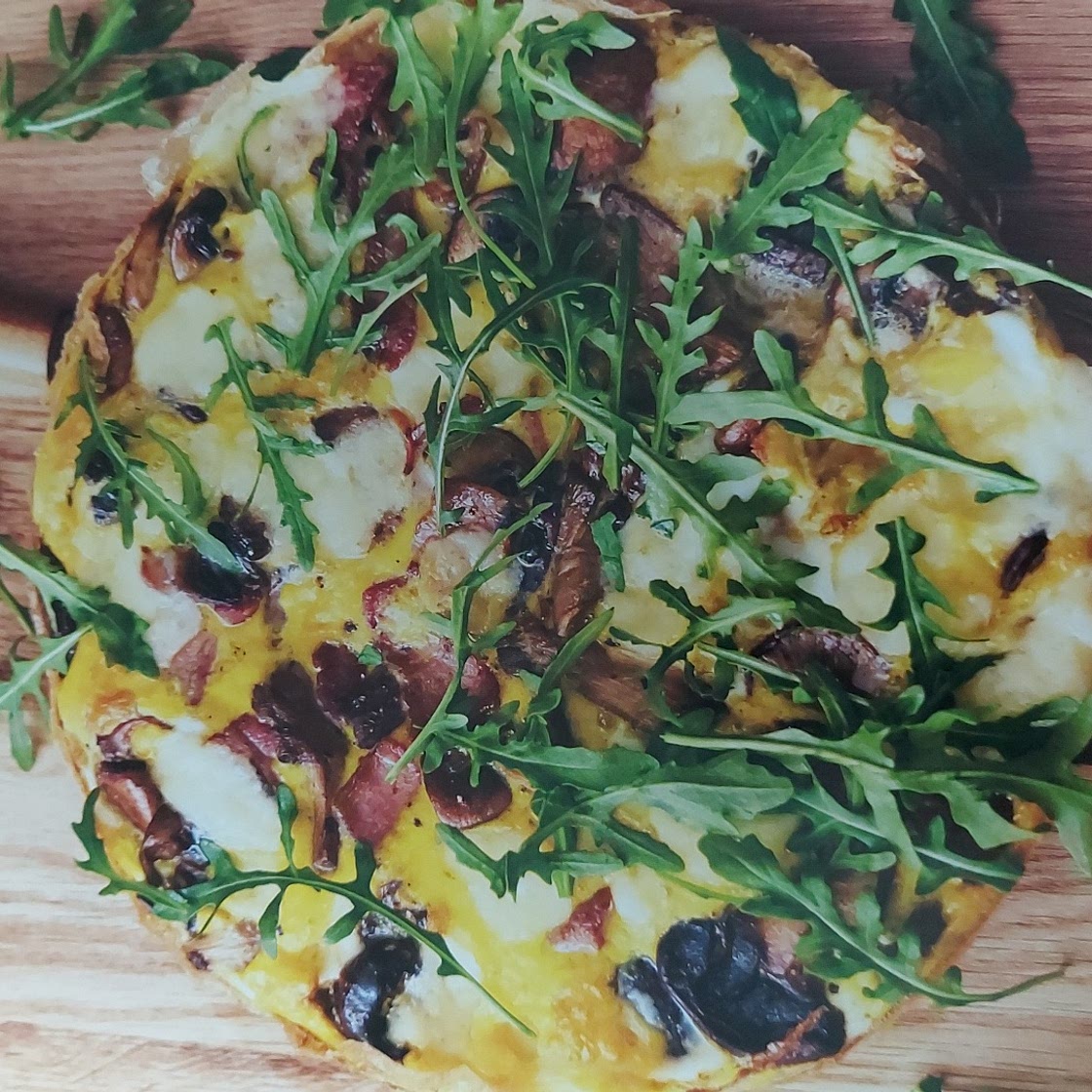 SMOKY MUSHROOM FRITTATA
