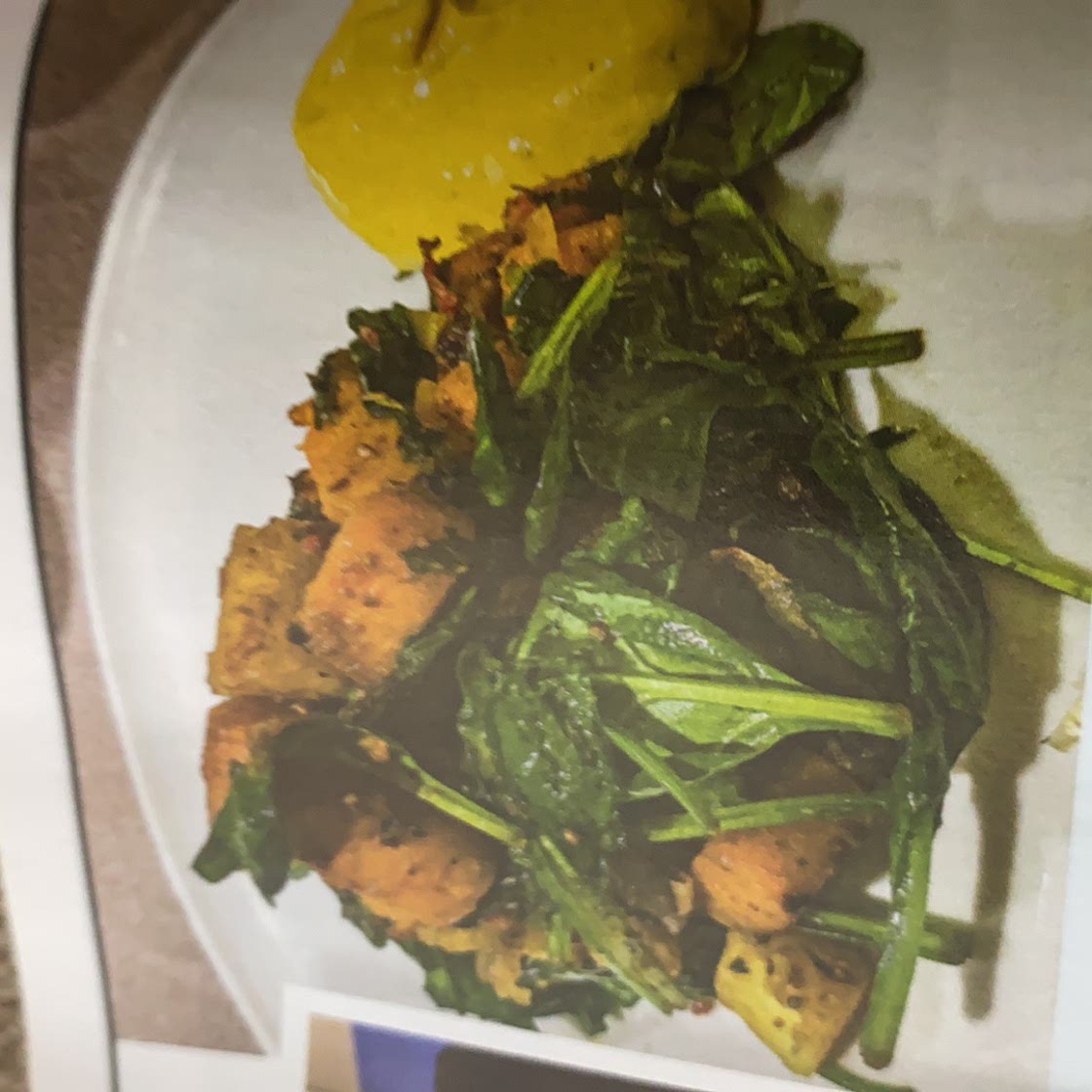 Wadadli-Spiced Ground Provision, Callaloo and Turmeric Aioli