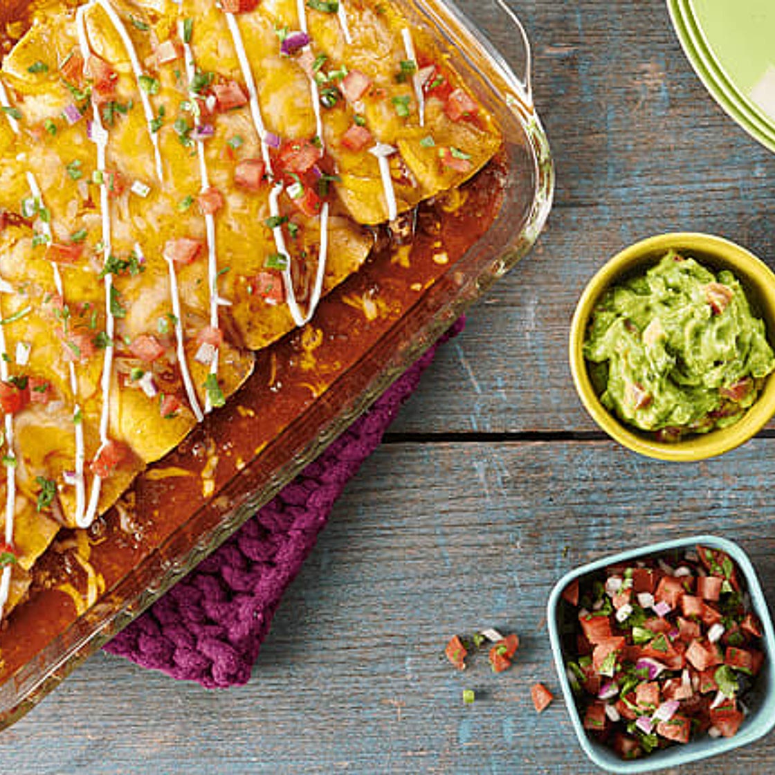 Easy Oven-Baked Beef Enchiladas