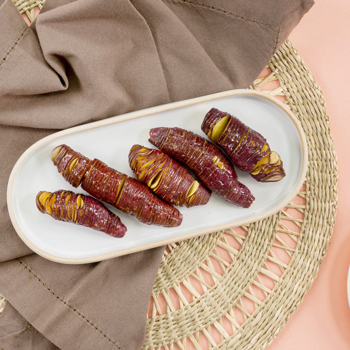 에어프라이어로 만드는 고구마간식! 아코디언꿀고구마 ♥