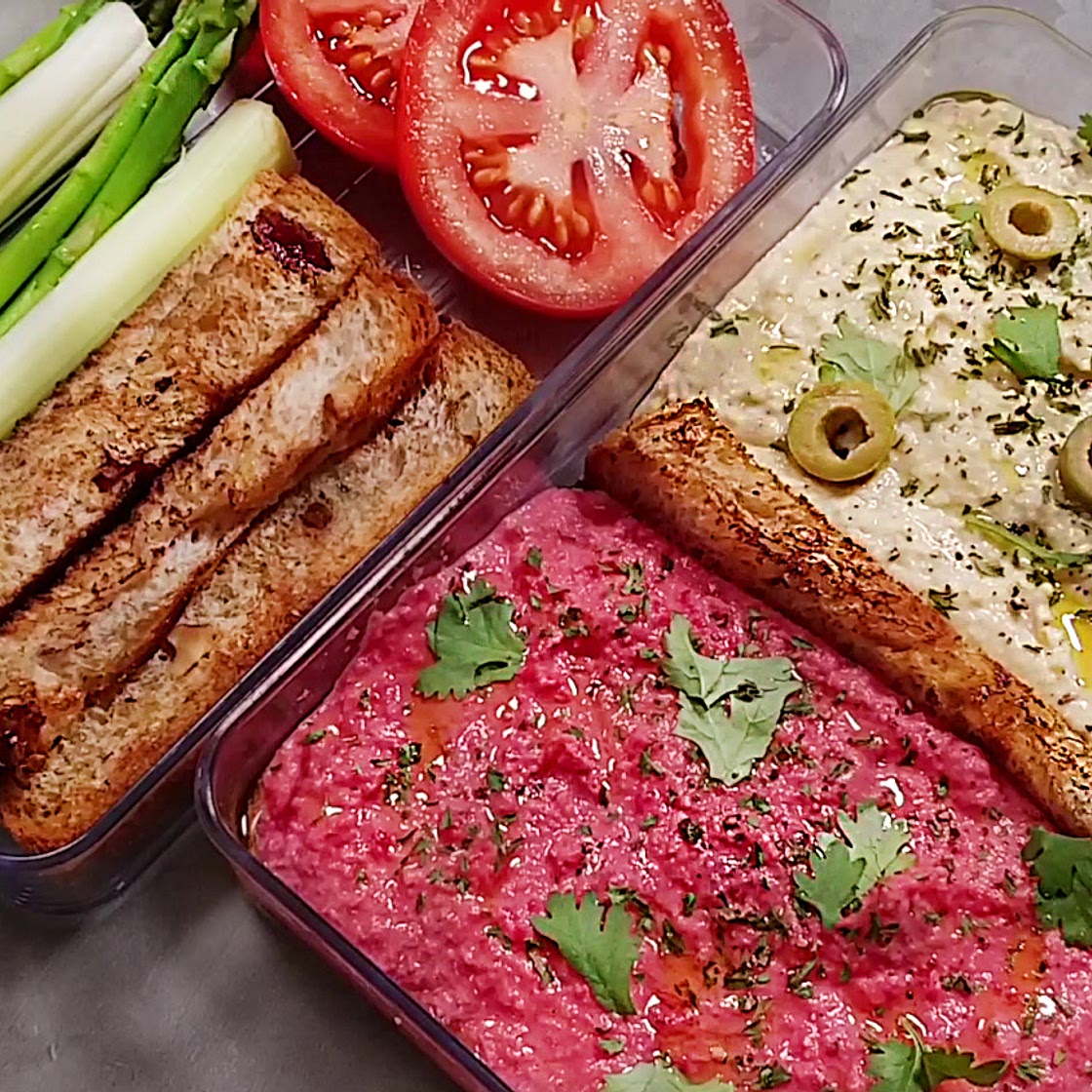 ★다이어트 도시락★ 초간단 병아리콩 후무스(hummus) 만들기~