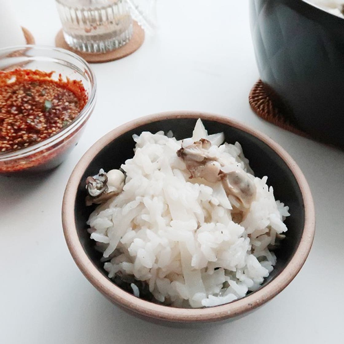 경기미 가와지1호로 인덕션 굴솥밥 만들기